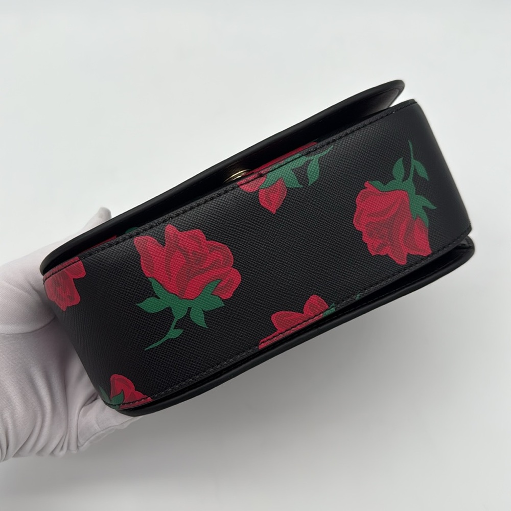 Kate Spade Madison Rose Toss Printed Saddle Bag - Picture 6 of 15